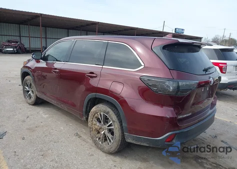 2018 Toyota Highlander Le Plus из США, поврежденный, VIN 5TDZZRFH3JS245176